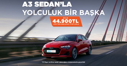 Audi A3 Sedan'la Yolculuk Bir Başka